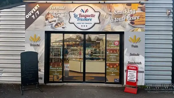 Devanture de la boulangerie