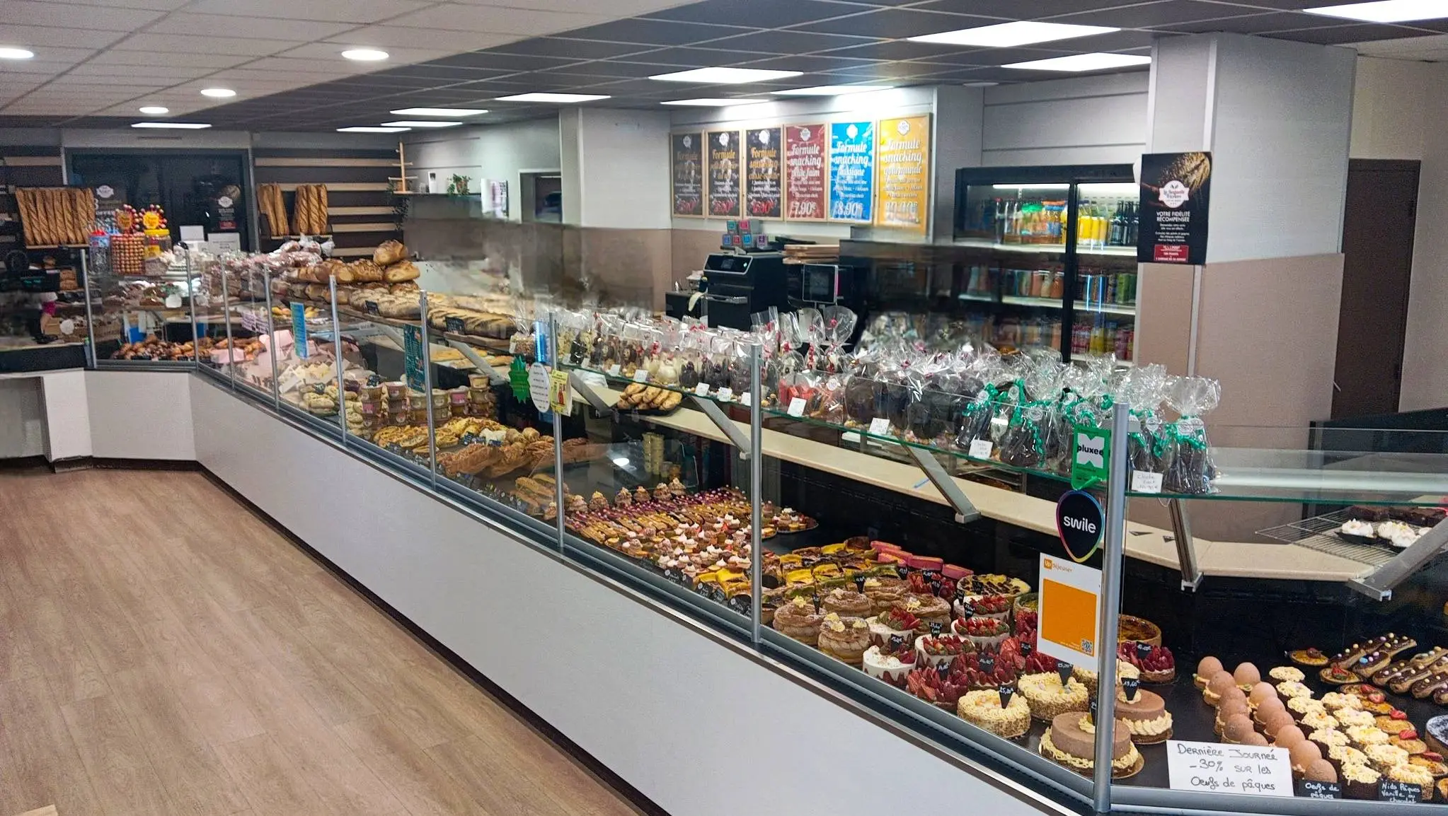 Large choix de pâtisseries maison